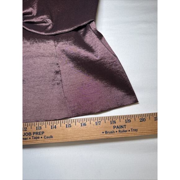 Alex Evenings Womens Large Purple Wrap Jacket Blazer Blouse With Bow Tie Accent - Picture 9 of 15